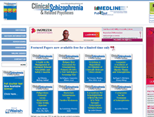 Tablet Screenshot of clinicalschizophrenia.net
